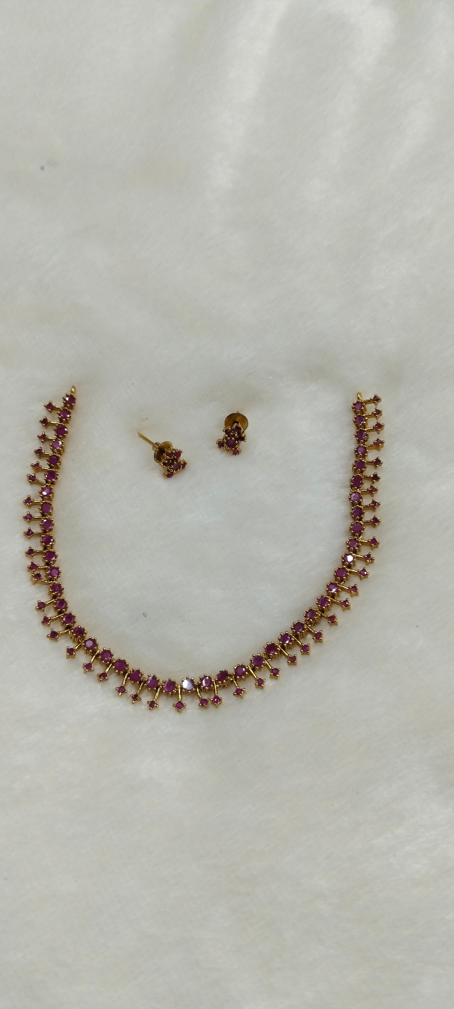 Kempu jwellery